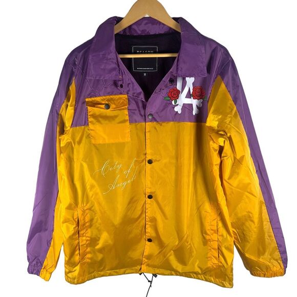 Reason New York Other - NWT Los Angeles City Of Angels Coaches Jacket Men’s L | Streetwear Skater Urban
